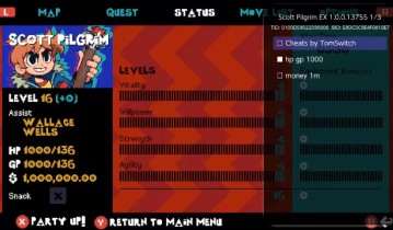 [歪小子斯科特 EX].Scott Pilgrim EX 金手指+1.0.0.13755